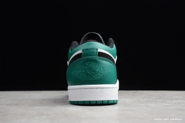 Rep Husky Black Jordan 553558-113 Green Mystic White Air 1 Low 0718